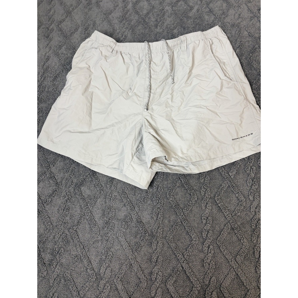 Columbia PFG Gray Mesh Lining Swim Trunks Shorts Men's Size XXLarge